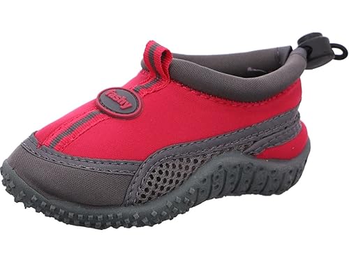 Fashy 7495 Aquaschuhe Badeschuhe Pink/Grau