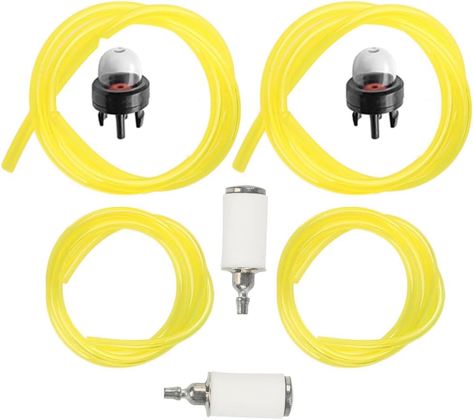 Home Garden 4 Sizes Tygon Fuel Line Filter Primer Bulb Kit For Poulan Weedeater Chainsaw New String Trimmer Parts Accs