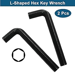 Biaungdo 2 Pcs Black 14mm Hex Key Wrench Set - L