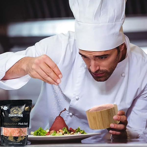 RENFORCER HIMALAYAN PINK SALT – PURE & NATURAL COARSE PINK SEA SALT GRAIN – UNREFINED MINERAL-RICH PINK SALT – PERFECT FOR GOURMET RECIPES – 1KG POUCH