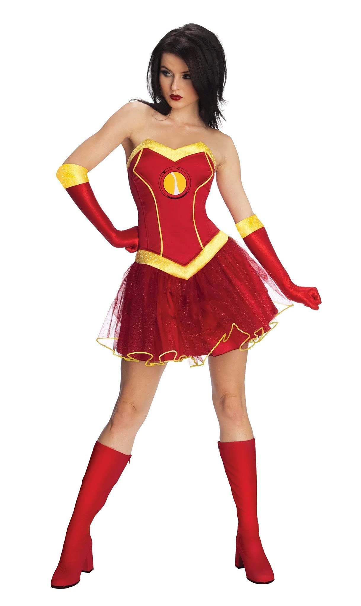 Rubie's 820013 Rubie's Official Marvel Miss Iron Man Resue Adult Costume Ladies Small