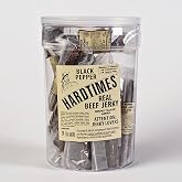 Hardtimes Handcrafted Beef Jerky - Black Pepper Flavor - 24 Pack of 1 oz. Bags