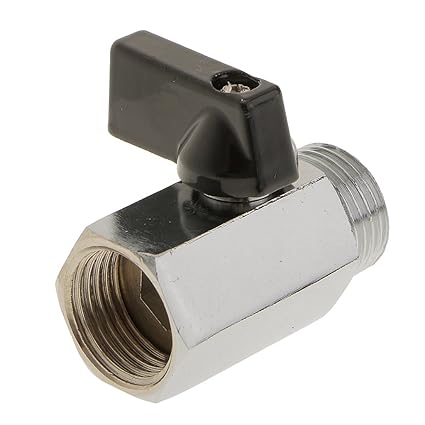Weiblich X Männlich- NPT-Gewinde Voll Anschluss Messing Kugelhahn-Abschalter, Innengewinde 1/8, 1/4, 1/2, 3/8 - 1/2