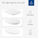 Villeroy & Boch Architectura Toilet Seat D-Shape White Soft-Closing Duroplast view 7