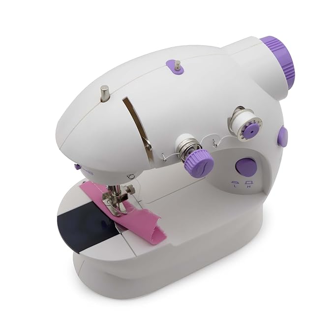 Desktop Sewing Machine, Purple Design and Double Speed