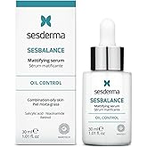 Sesderma SESBALANCE Mattifying Serum, Niacinamide and Retinol Enriched, Smooth and Soft Skin Texture, Fast Absorption Formula, 1.0 fl. oz