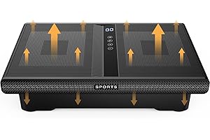 AXV Vibration Plate Exercise Machine Whole Body Workout Power Vibrate Fitness Platform Vibrating Machine Exercise Board for Weight Loss Shaping Toning Wellness Home Gyms Workout