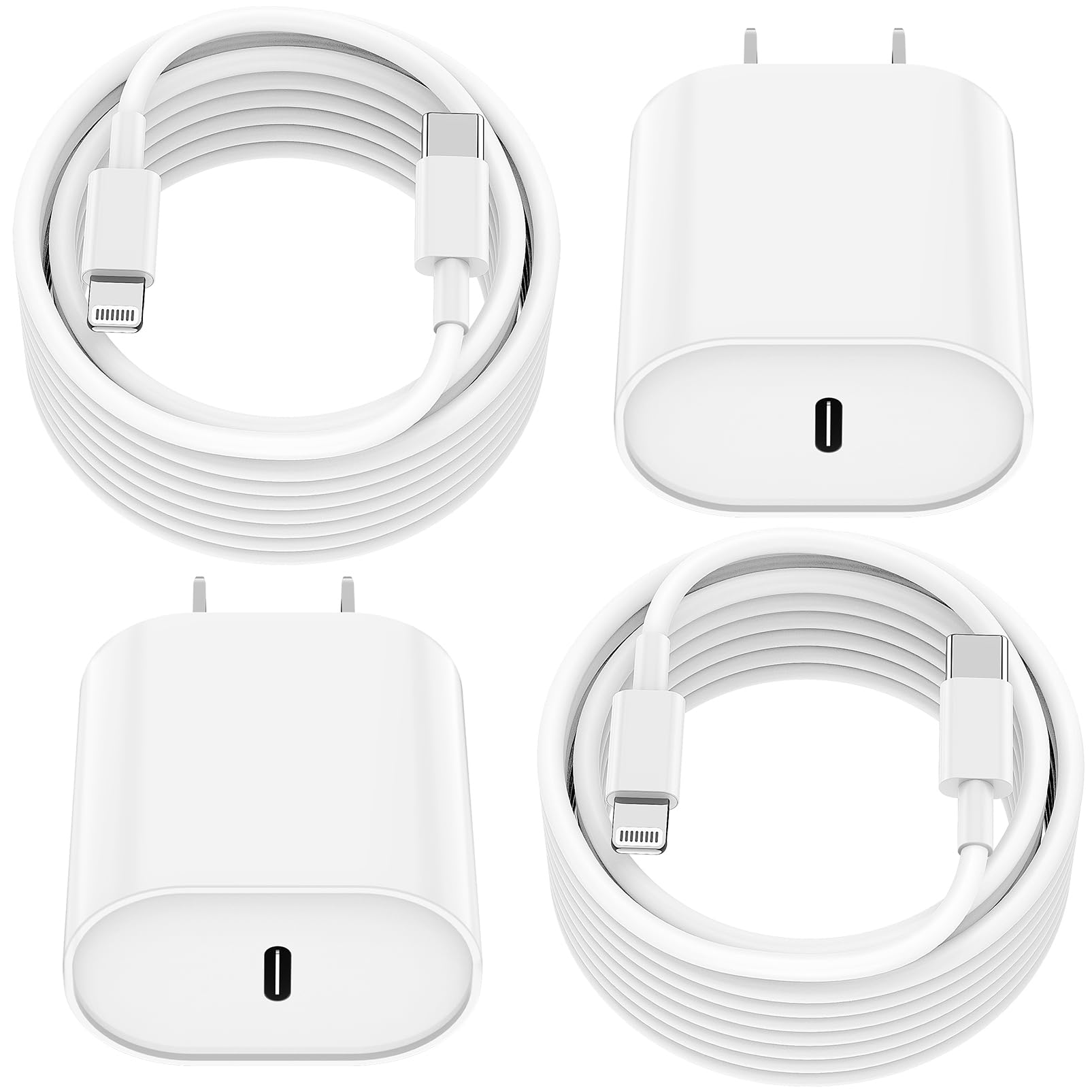 Essri Phone Charger Fast Charging 10 FT,2-Pack 20W PD USB C Block with iPhone 14 13 Charger Cable 10 Foot, Compatible with iPhone 14 Pro 13 Pro Max 12 11 Pro Mini