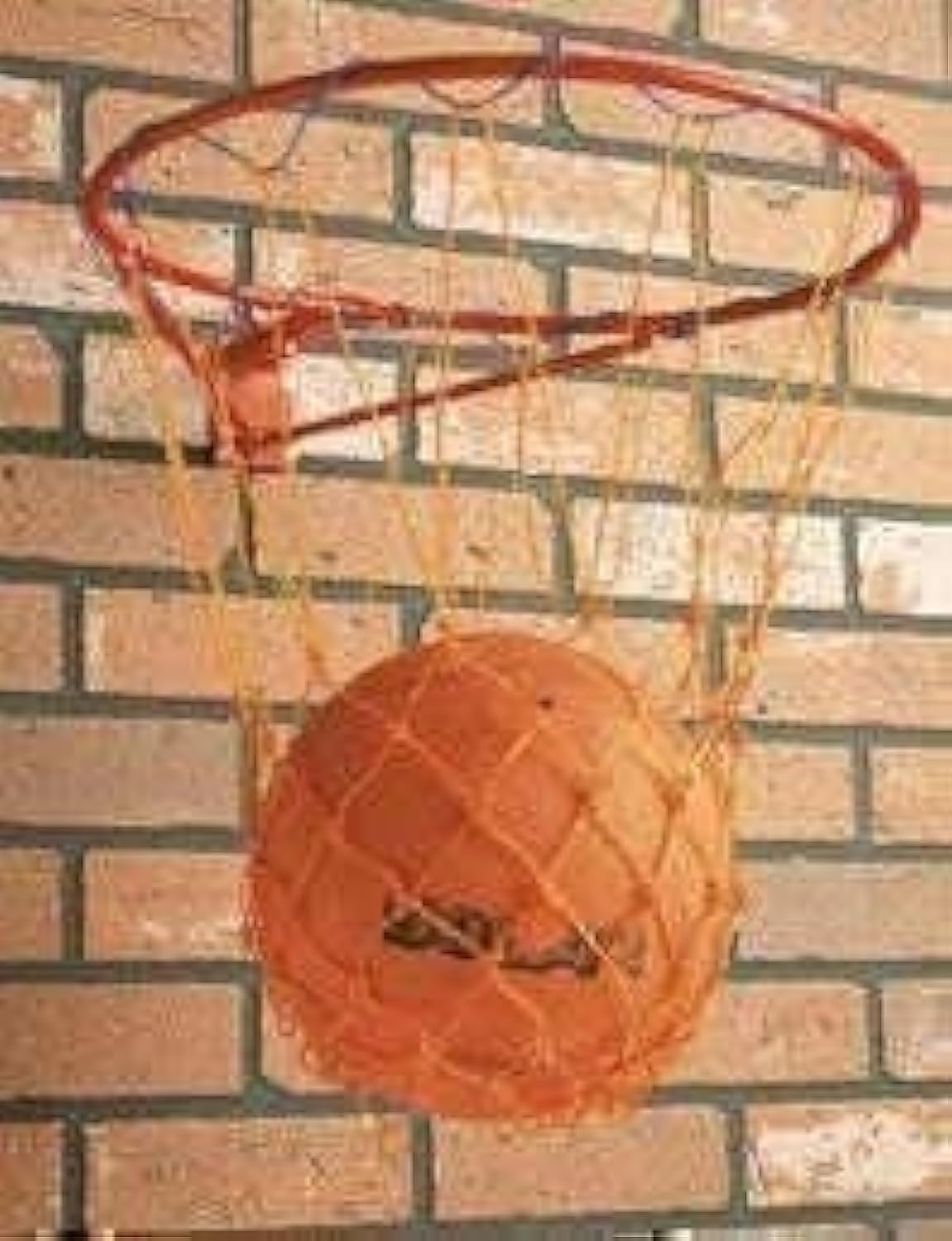 Netball Ring & Net Set Outdoor Wall Mounted Sports Hoop Garden Games