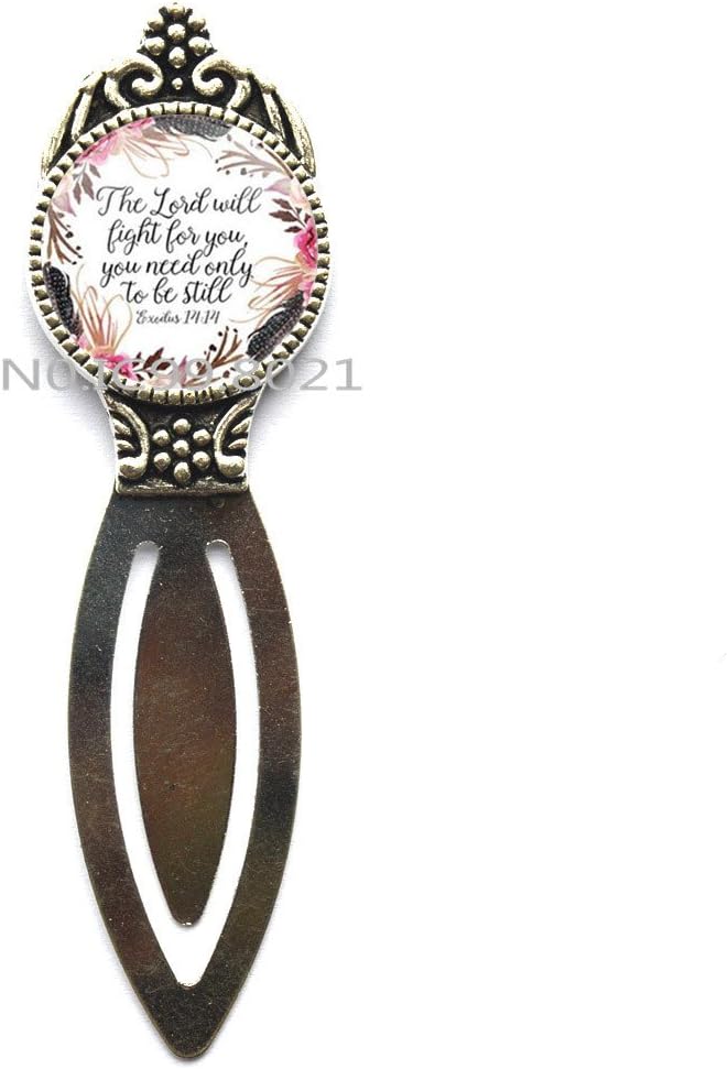 The Lord will fight for you jephne Bible Verse still need only be Bookmark cabochon Jewelry Charm Inspired Exodus 14 14 Bookmark,Scripture Bookmark Christian Bookmark.XT132 (a)