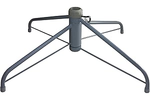 NORTHLIGHT Green Metal Christmas Tree Stand for 9'-10' Artificial Trees