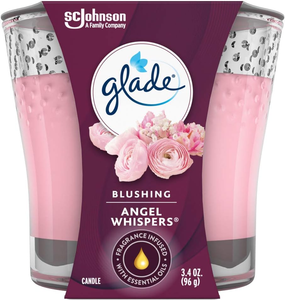 Glade Jar Candle Air Freshener, Angel Whispers, 3.4 oz