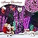 Qedertek Christmas Solar String Lights, 200 LED Valentine Lights, 8 Modes 72 ft Fairy Solar String Lights for Home, Porch, Patio, Garden, Lawn, Party and Holiday Decorations (Pink)