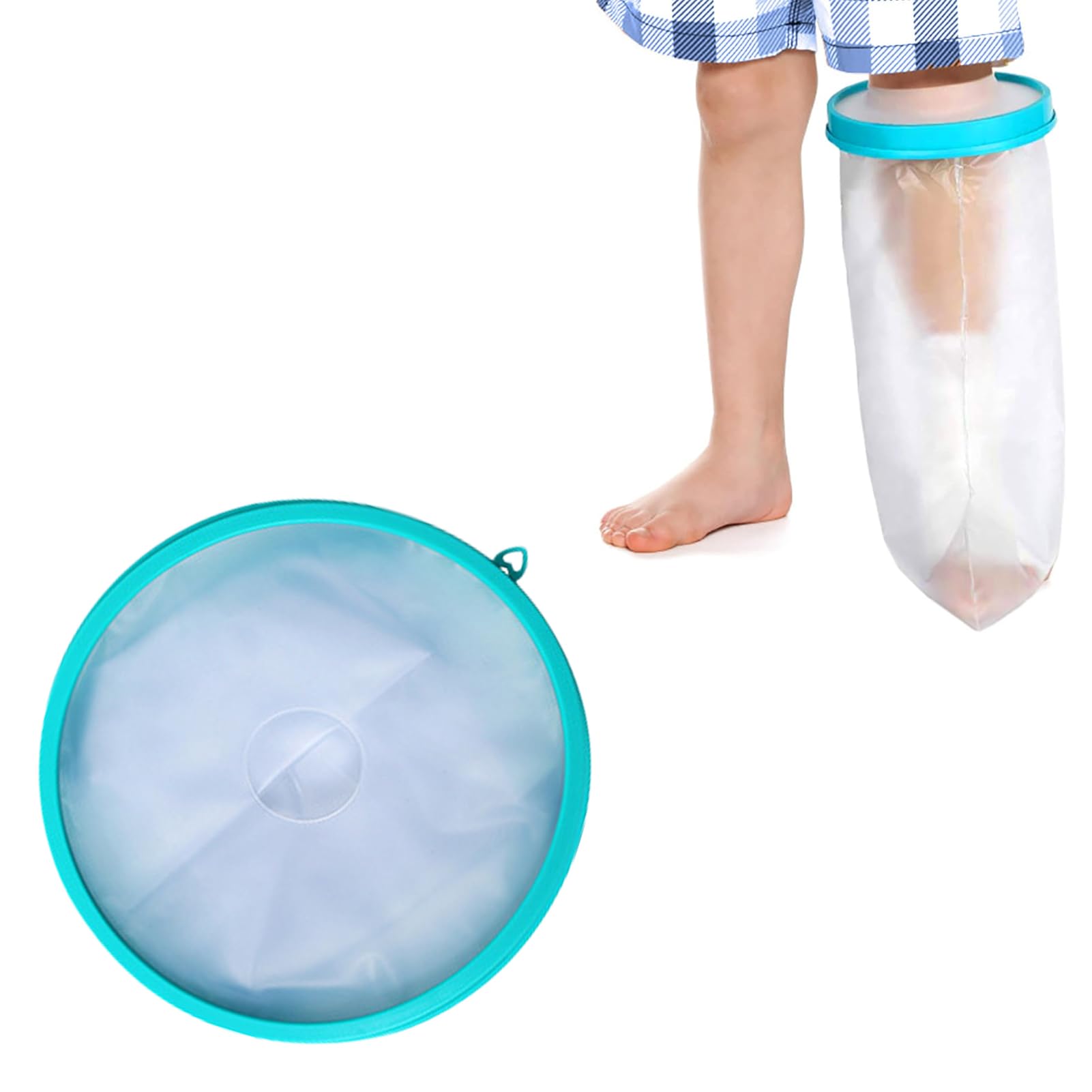 TYVOM Waterproof Cast Cover Leg for Shower,Leg Covers for Showering,leg Cast Cover Perfect for Leg Protecting Foot Casts Bandages and Surgeries Wounds