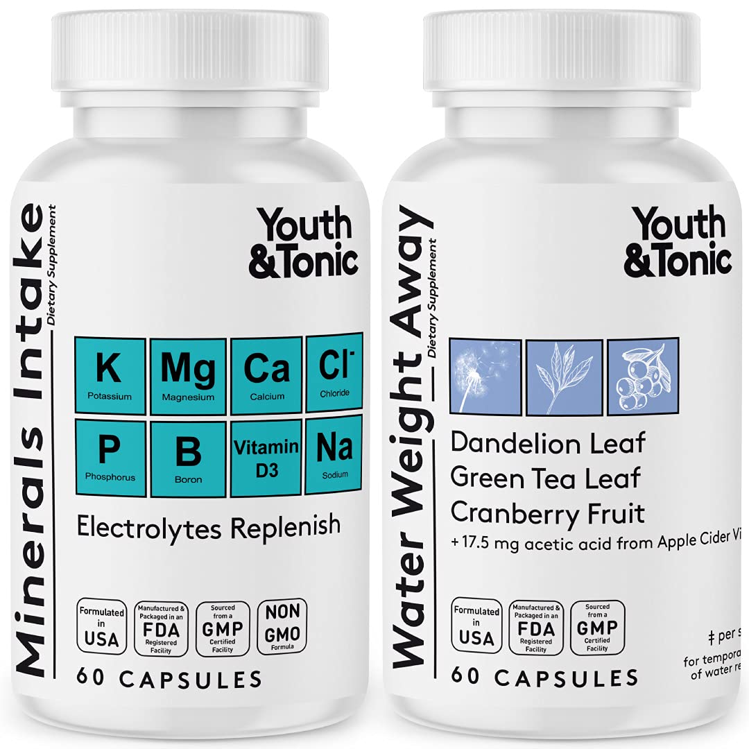 Mua Fluid Pills & Mineral Electrolyte Support as Natural Diuretic