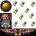 PA LED 10PCS #1893#44#47#756#1847 BA9S 1SMD LED Bayonet Pinball Machine Light Bulb Yellow(Amber)-6.3V