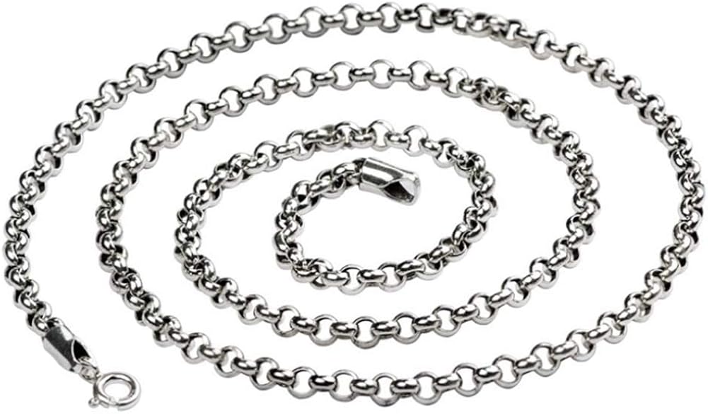 Men MIYUAN 925 Sterling Silver Rope 