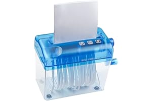 Hand Shredder Portable Manual Paper Documents Cutting Tool Home Office Desktop Stationery