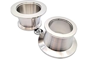 BROWNIAN MOTION TECHNOLOGY Conical Reducer with ISO-KF Flange KF16 KF25 KF40 KF50 (KF50 to KF40 Pack of 2pcs)