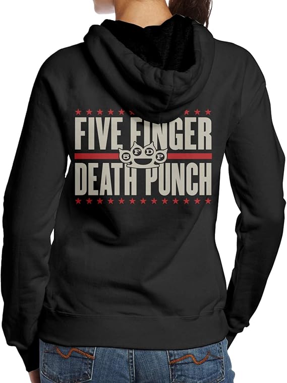 Five Finger Death Punch novelty Women's Hooded Sweatshirts Black Clothing