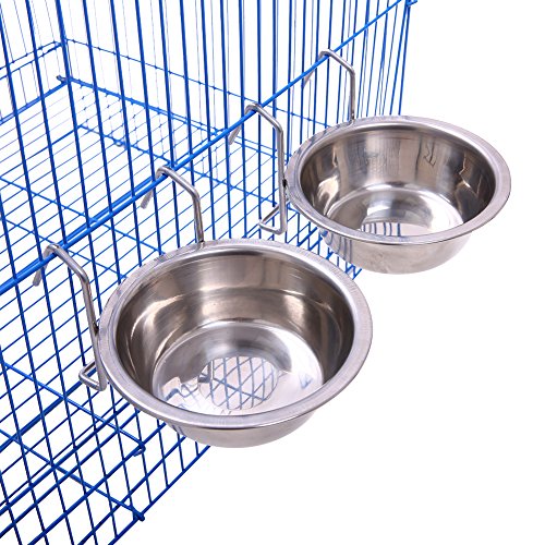 5 QBLEEV+Birdcage+Feeders+Stainless+Parakeet