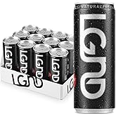 LGND Original Smart Energy Drink | Nootropic + Prebiotic Formula for Focus, Endurance & Gut Health | Clean Energy, Low-Calorie, No Crash | Spicy Ginger Flavor | 12-Pack