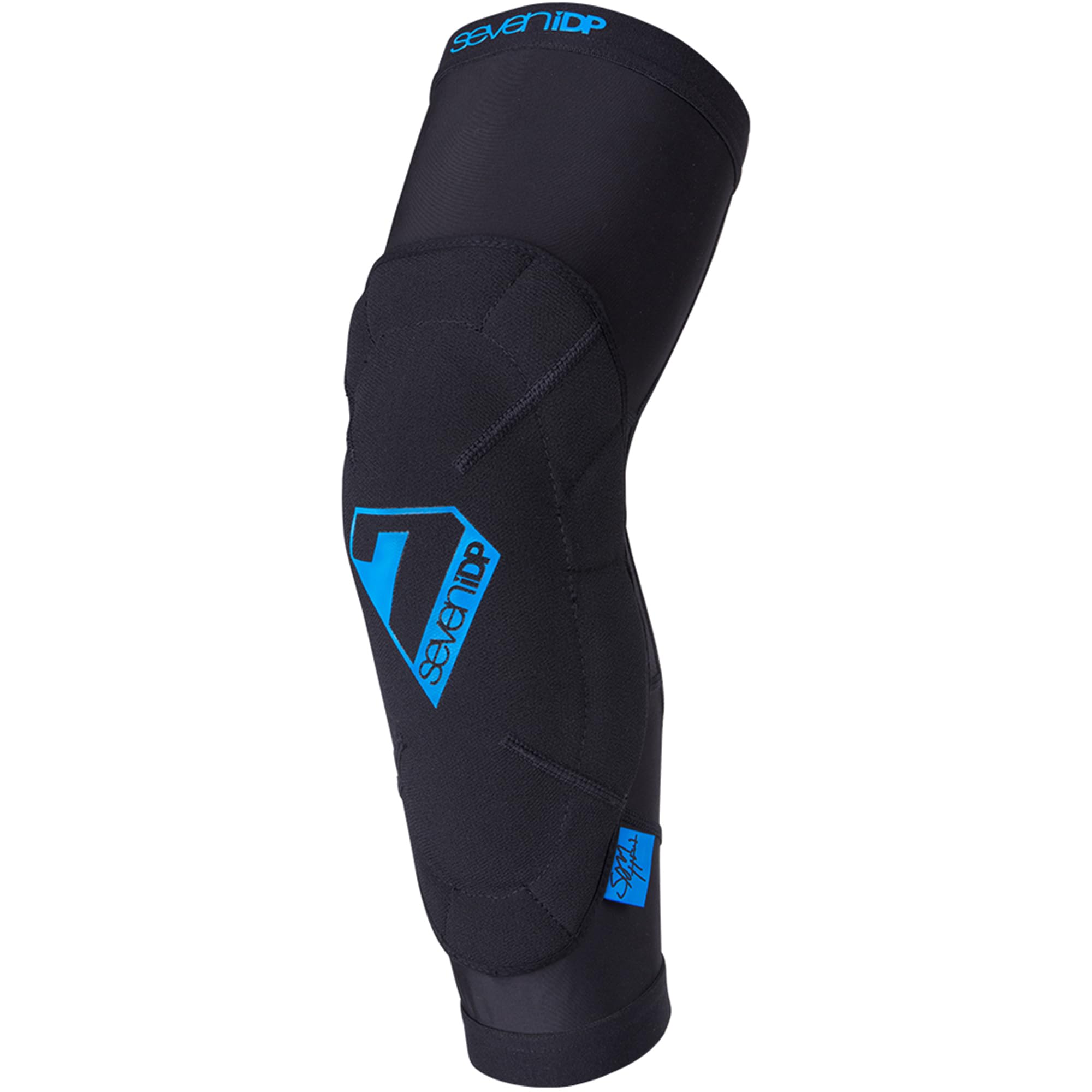Seven iDP 7 iDP Sam Hill MTB Mountain Bike Bicycle Knee Pads - Black/Blue (Xtra-Large)