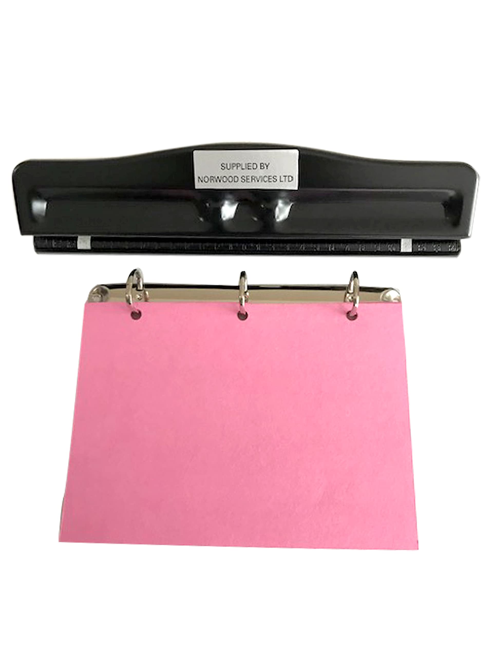 Adjustable Puncher for 3 holes upto A4 Size 70/70mm (A5 Size setting)(KW999) Suitable for CARE HOMES