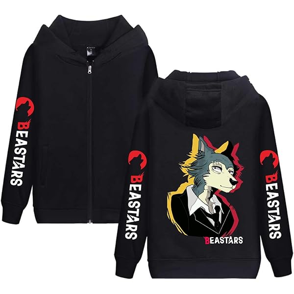Amazon.com: ISaikoy Anime BEASTARS Hoodie Legoshi Sweatshirt