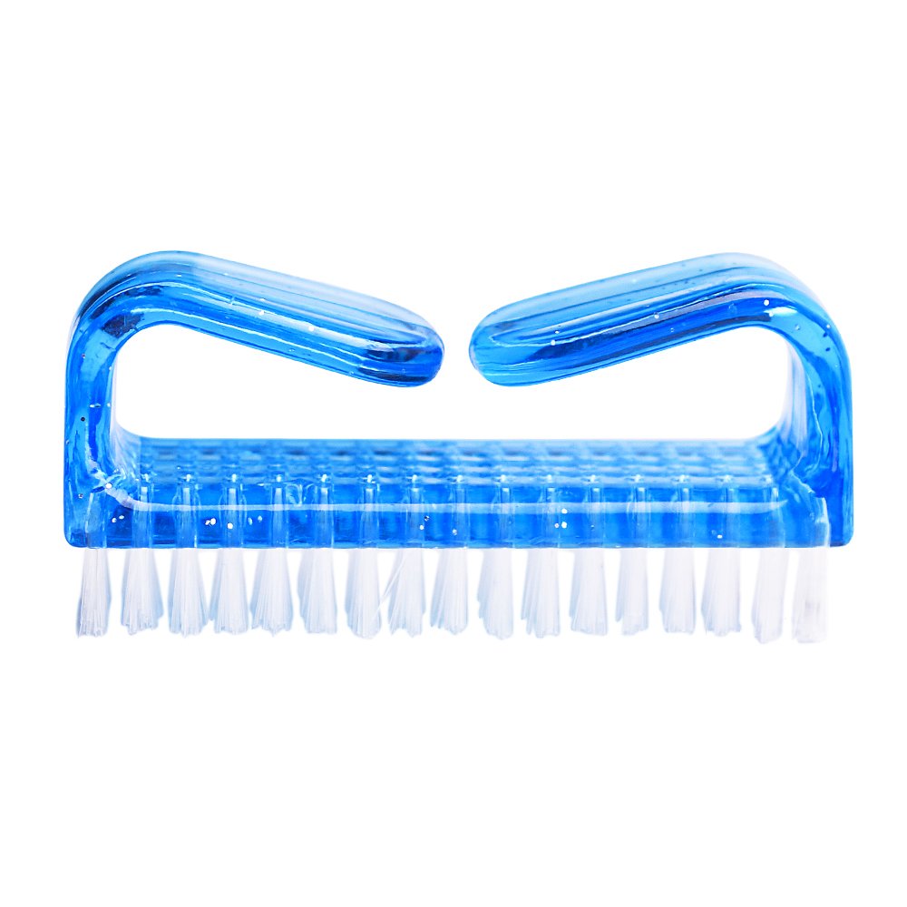 Handle Grip Nail Brush, Fingernail Scrub Cleaning Brushes for Toes and Nails Cleaner, Pedicure Brushes for Men and Women 4 Pack : Beauty