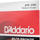 D Addario 85/15 Bronze Acoustic Guitar Strings EZ930 6 String Medium 13-56 view 4