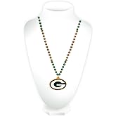 Rico Industries NFL Sports Fan Shop Team Logo Mardi Gras Style Beads