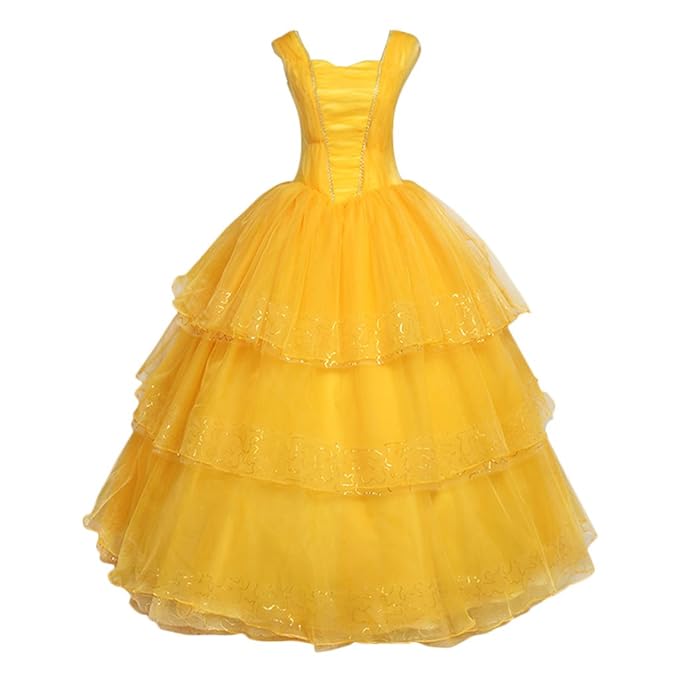 Amazoncom Cosplaydiy Womens Dress For Beauty And The