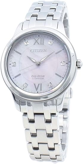 Amazon シチズン Citizen 腕時計 Eco Drive エコドライブ チタン ダイアモンド Em07 85y レディース 並行輸入品 レディース腕時計 腕時計 通販