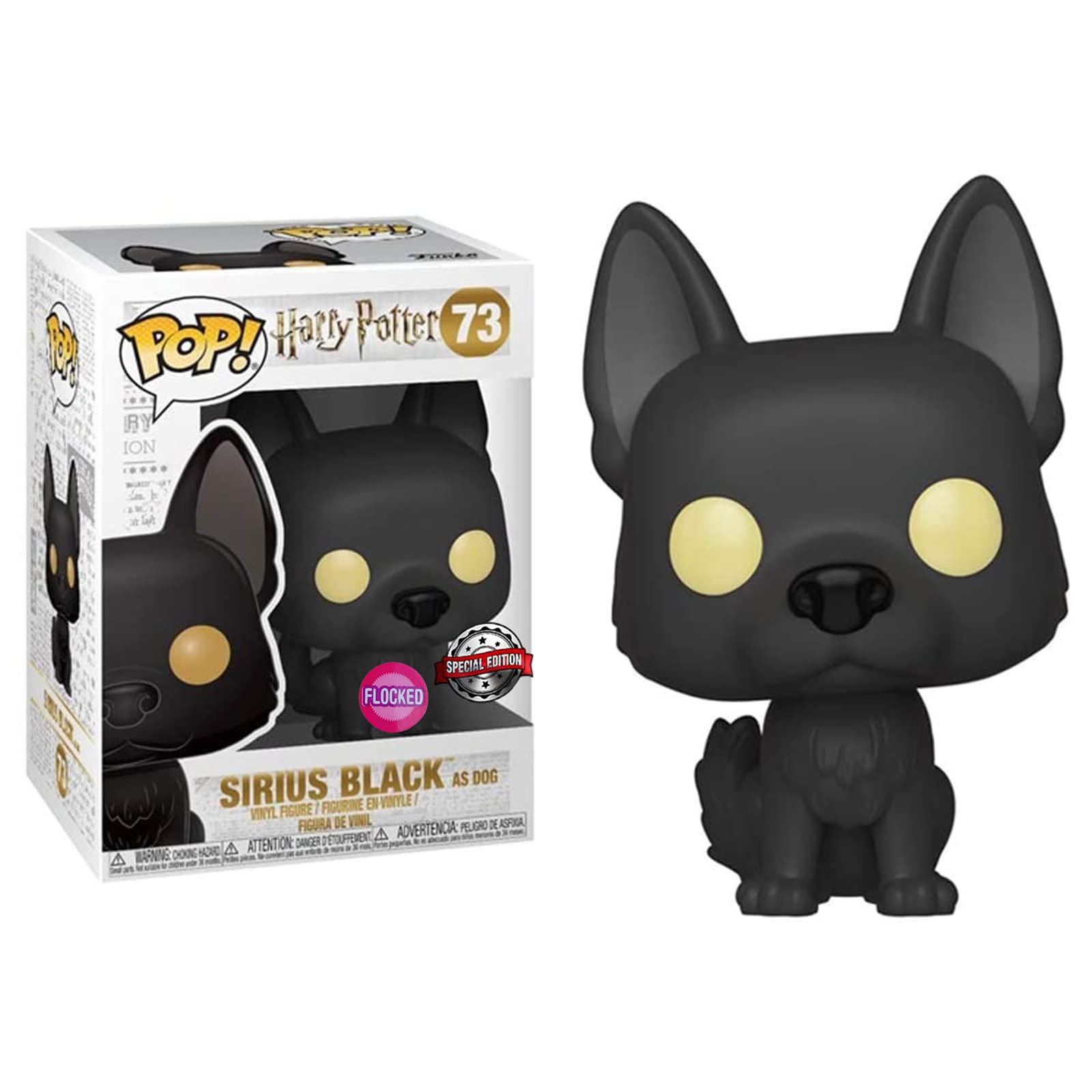 Funko 35515 Pop Vinyl: Harry Potter S5: Sirius as Dog, Flocked Special Edition