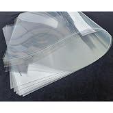 BANLTRE 5 Pack 24" x 36" 10mil/0.25mm Thick Clear Blank Stencil Sheet for Cutting,Craft Plastic Sheets (24" x 36" / 10mil)