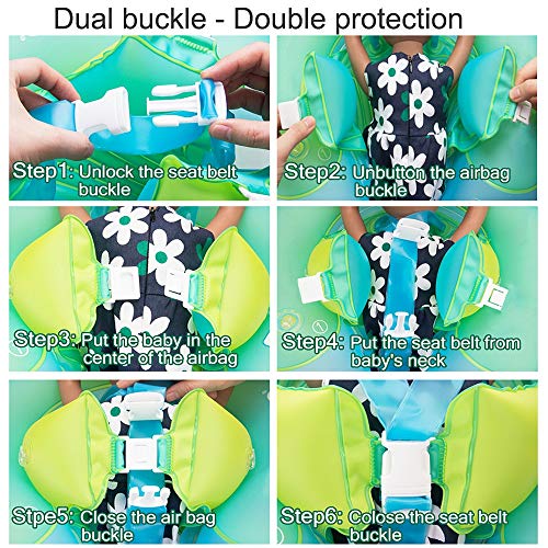image for Selee Inc Baby Floats Swim Trainer for Toddler Infants Inflatable Swim