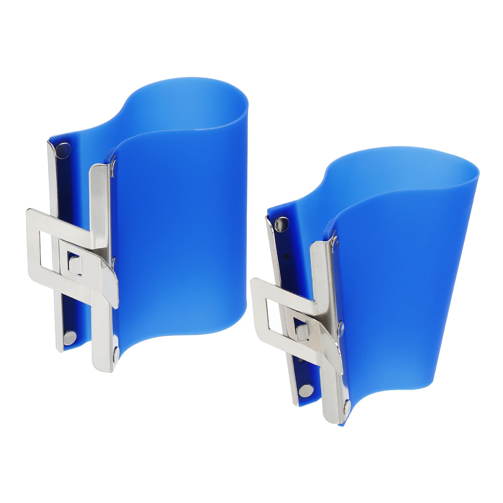 PATIKIL 11OZ 12OZ 3D Mug Wrap Silicone Mug Clamp, 2 Pcs Sublimation Silicone Mug Cup Clamp Fixture for Mugs Printing Heat Transfer Machine, Blue