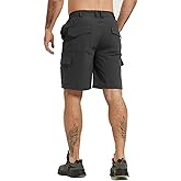 keihTrail Men's Cargo Work Hiking Shorts Lightweight Quick Dry Waterproof Outdoor Golf Shorts for Men Fishing Travel Camping