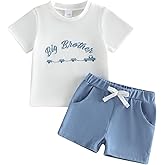 RSRZRCJ 2Pcs Baby Boy Summer Outfits Short Sleeve Letter Truck Embroidery T-Shirt + Shorts Set Toddler Clothes