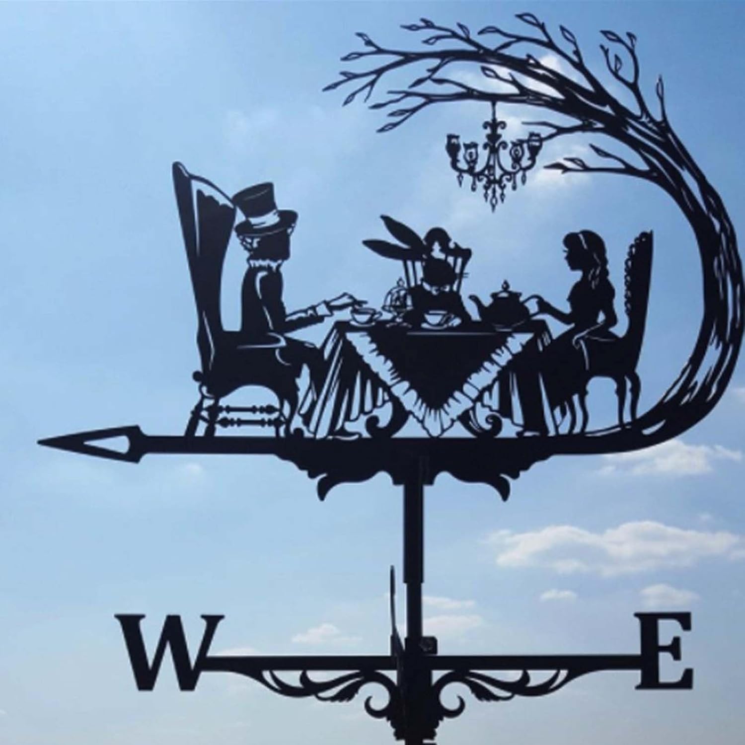 Weathervanes - Weathervane Weather Vanes Sheds Wind Directions Indicators Retro Wind Speed Spinner Decoration Vintage Weathercock Outdoor Ornaments Garden Farm Backyard Lawn Décor Gift