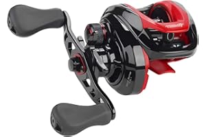 KastKing Royale Legend GT Baitcasting Reels, New Low Profile Design Baitcaster Fishing Reel, Magnet Braking System, 17.6 Lbs Carbon Fiber Drag, 5+1 Shielded Stainless Steel Bearings