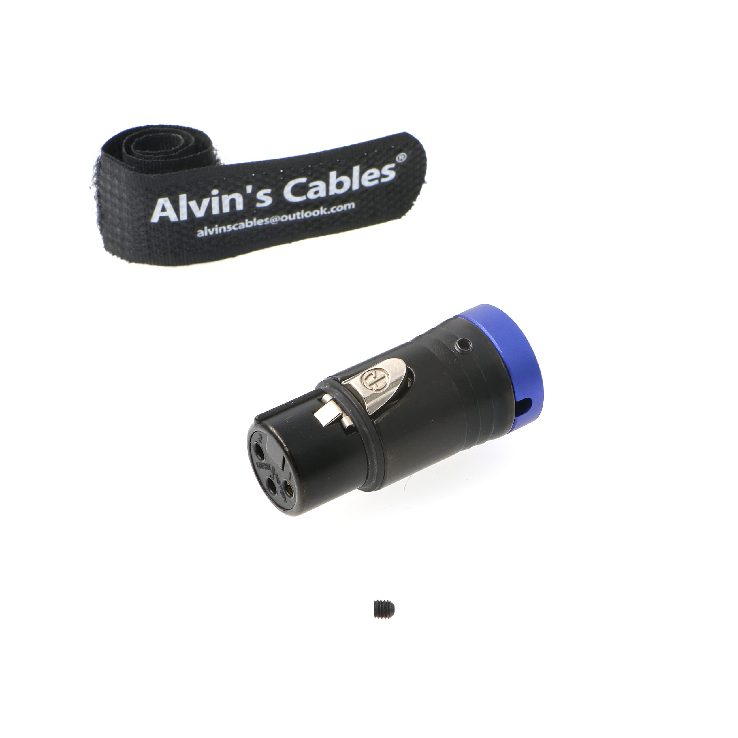 Low-Profile XLR 3 Pin Female Original Connector for Audio Devices Alvin's Cables — image 1