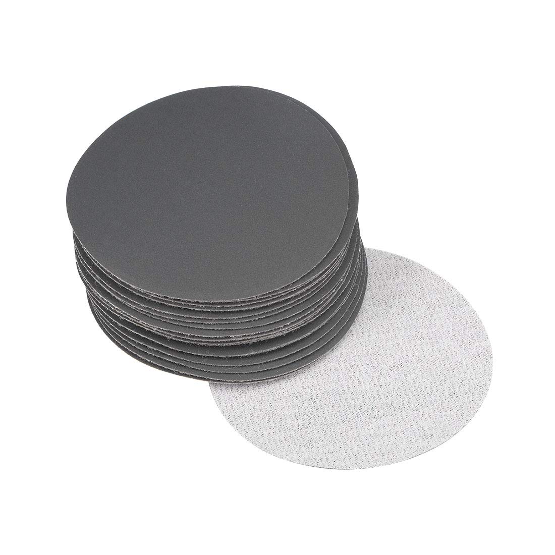 sourcing map 3 Inch Wet Dry Sanding Discs 1200 Grit Hook and Loop Sandpaper Electrostatic Sand Planting Silicon Carbide 20pcs