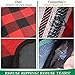 Picnic Blanket - Waterproof Extra Large 87'' X 67'' Portable Picnic Mat, Sandproof Beach Mat, Outdoor Rug for Camping, Red Checkered