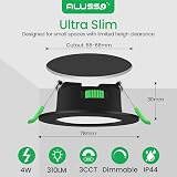 ALUSSO LED Recessed Ceiling Lights 4W Dimmable 3000-6500K 6 Pack view 2