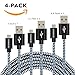 Braided USB C Cable-iProductsUS Type C Cable, 4Pack Short to Long [7in/3.3ft/3.3ft/6.6ft] Fast Charging Durable USB C Charger for Samsung Galaxy S9 S8 Note 8, LG V30 G6 G5, Pixel, and More