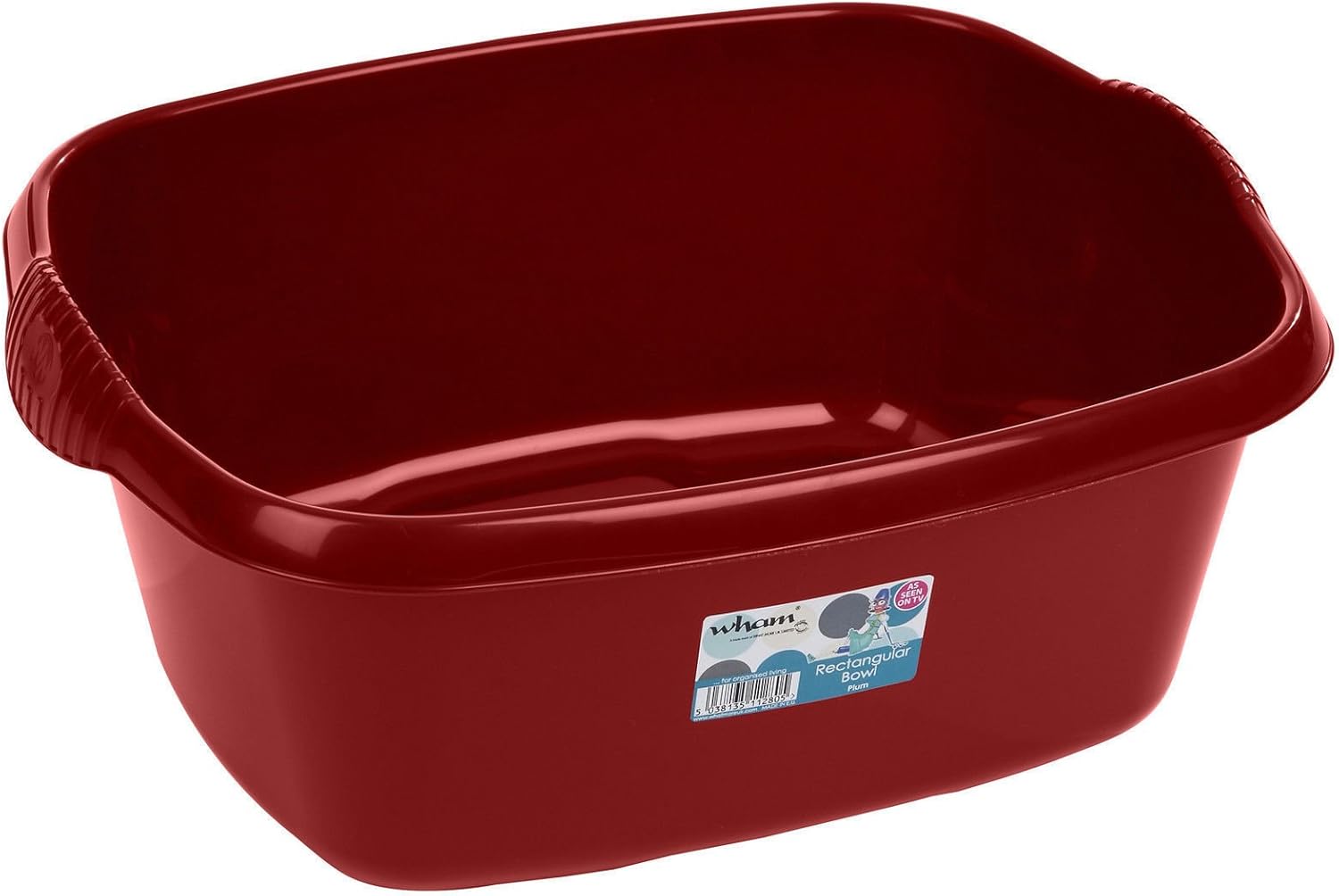 High Grade Rectangular Washing Up Bowl 38cm Plastic Caddy Basin Kitchen