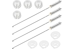 SIWDOY 4Pcs Washer Suspension Rod Kit For Roper RTW4516FW1 RTW4516FW0 RTW4516FW2 RTW4641BQ1 RTW4641BQ0