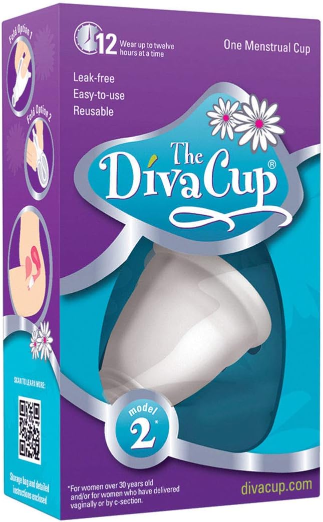 Mentrual Cups Model 2 for Womens Ladies Over Age 30,or Post-Childbirth